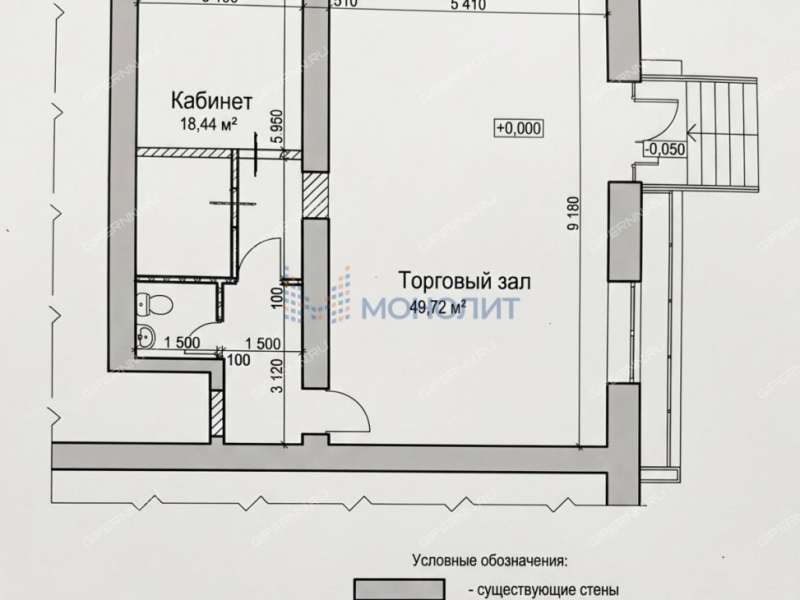 помещение под офис, торговую площадь на Совнаркомовской улице