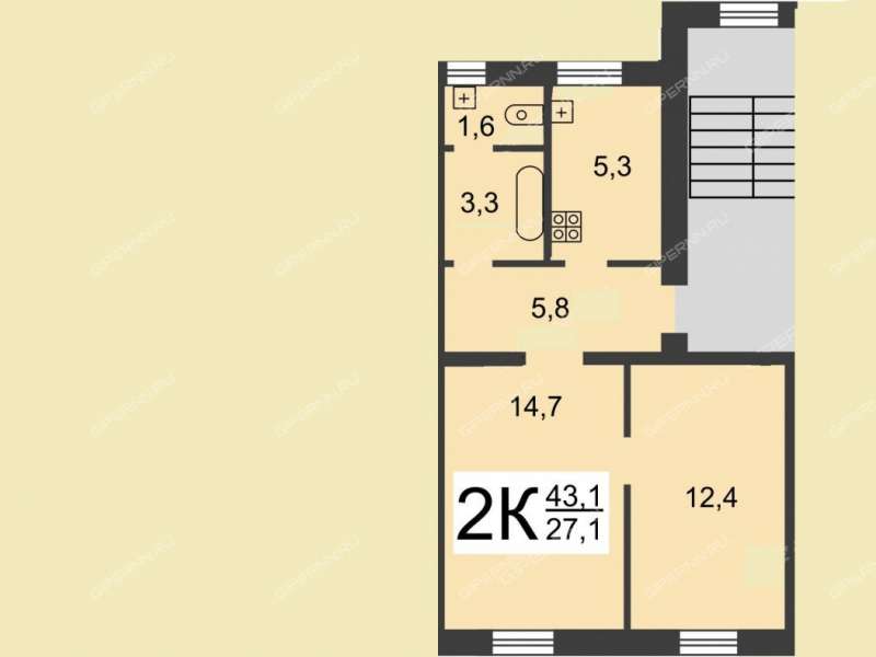 двухкомнатная квартира на Таллинской улице дом 8