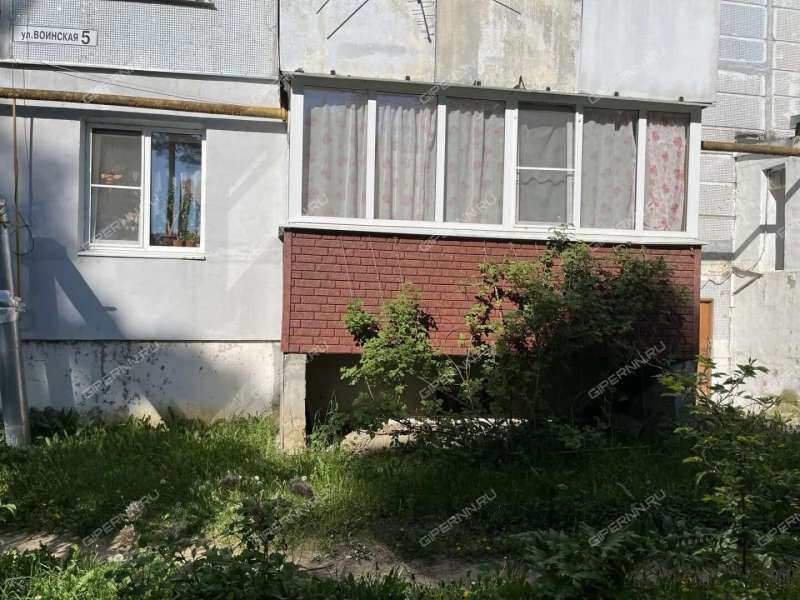 двухкомнатная квартира на улице Воинская дом Воинская рабочий посёлок Большое Козино