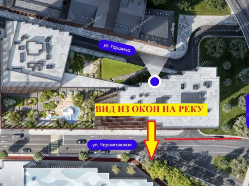 однокомнатная квартира на улице Гаршина