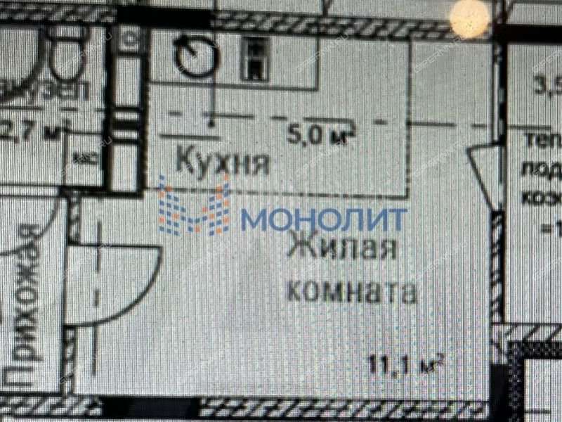 квартира-студия на улице Новокузнечихинская дом 11