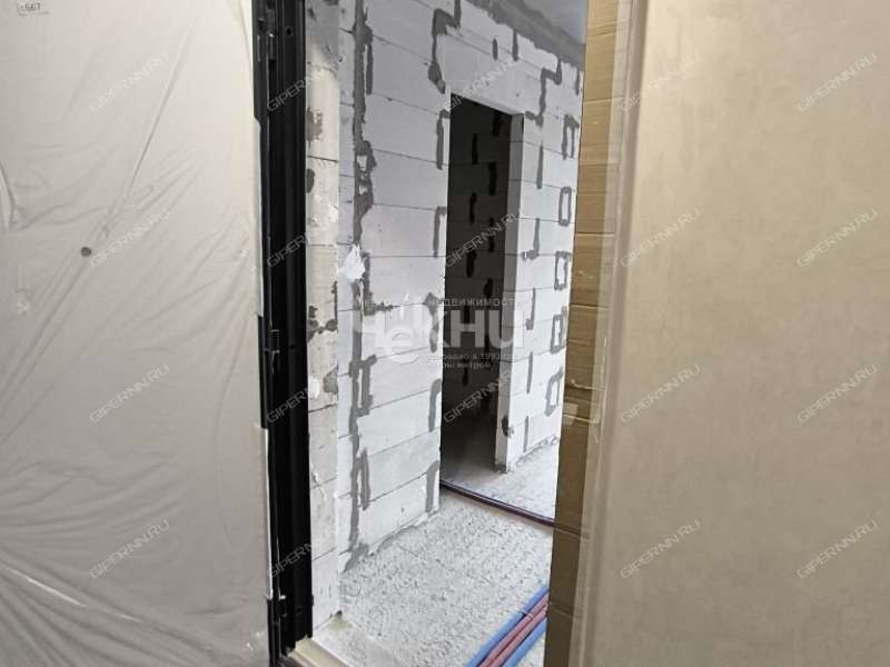 двухкомнатная квартира в новостройке на Барминской улице