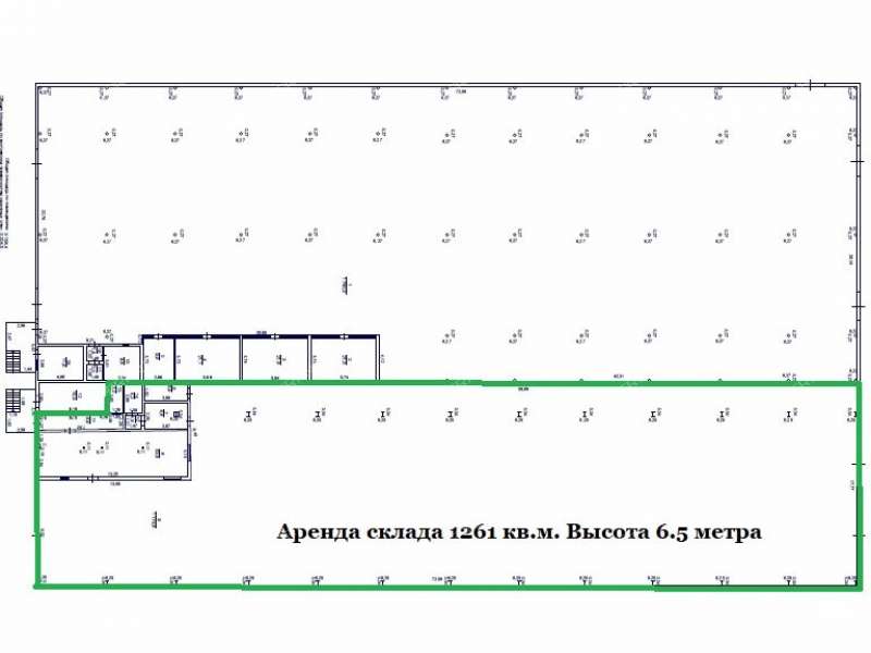 помещение под склад на улице Чаадаева