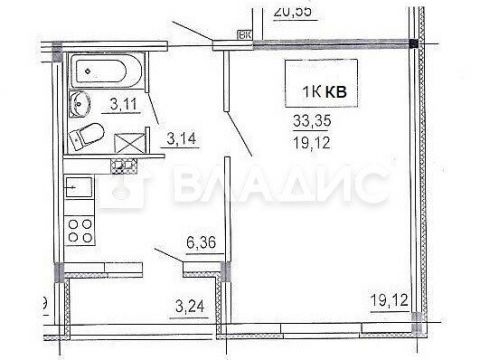1-komnatnaya-pr-inzhenernyy-d-3 фото