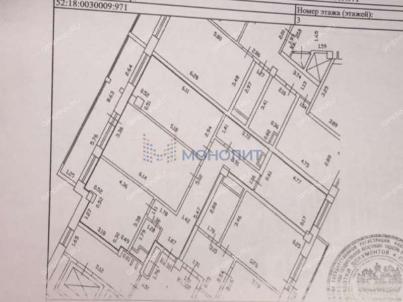 трёхкомнатная квартира на Мещерском бульваре дом 9