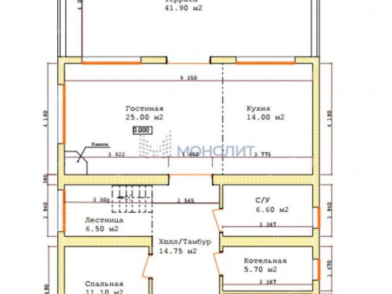 коттедж на улице Солнечная