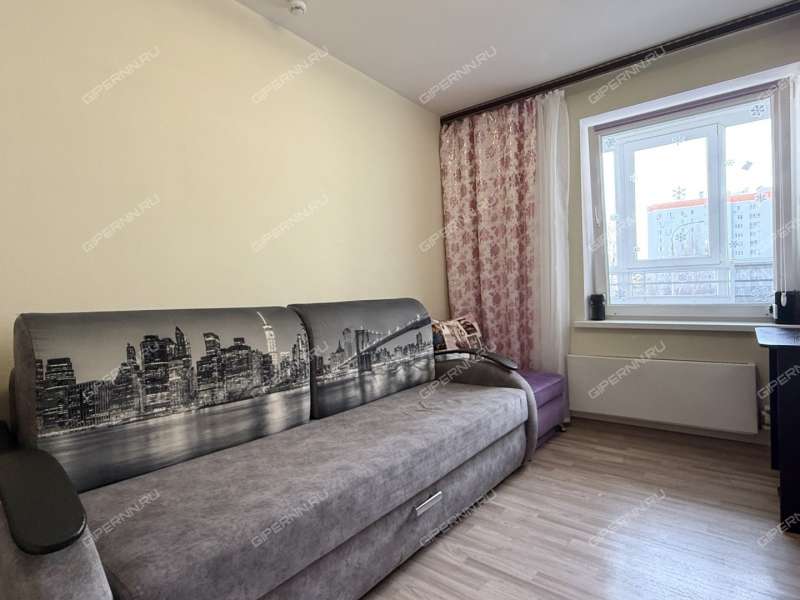 однокомнатная квартира на Космической улице дом 34 к2