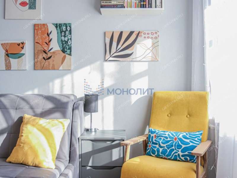 однокомнатная квартира на Норильской улице дом 14