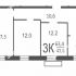 трёхкомнатная квартира на улице Балхашская дом 3