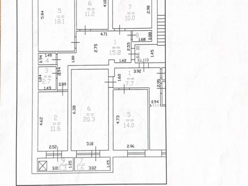 трёхкомнатная квартира на Казанском шоссе дом 10 к4