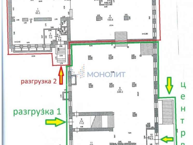 здание под офис, торговую площадь на улице Долгополова