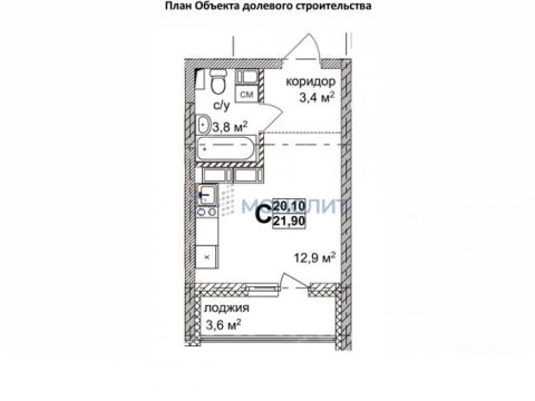 kvartira-studiya-ul-kolomenskaya-8a фото