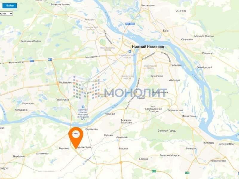 помещение под офис, торговую площадь на - Южная сторона (деревня Крутец (Доскинский сельсовет ) тер