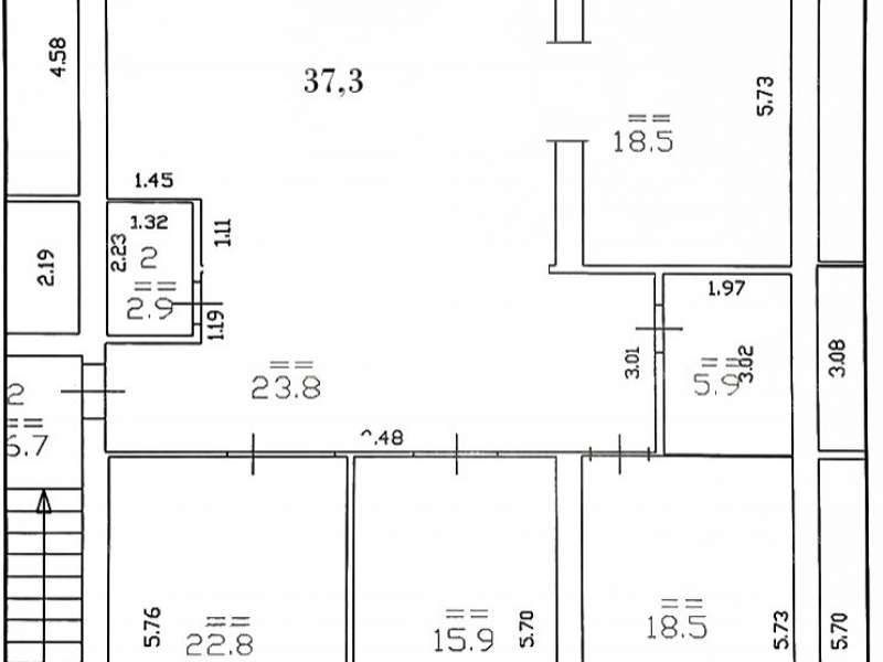 четырёхкомнатная квартира на улице Воровского дом 24